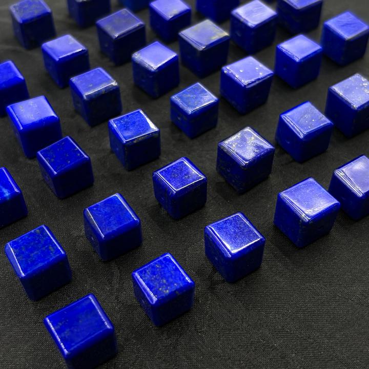 FE5278-青金石方糖通孔配件（多样性发其一）