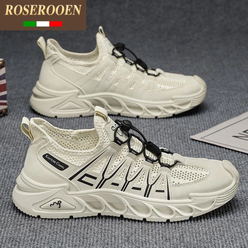 男鞋夏季网面透气潮流百搭镂空网鞋青少年休闲运动软底工作老爹鞋