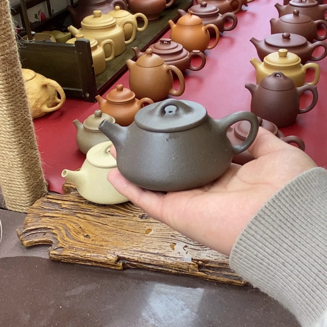 小***鱼茶壶紫砂紫砂石瓢