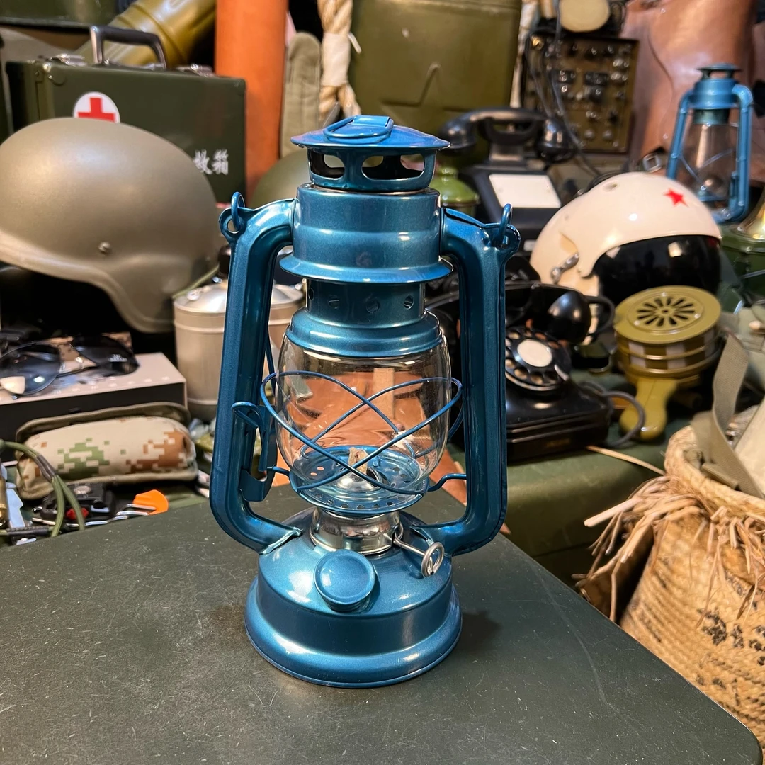 库存全新浅蓝色小马灯