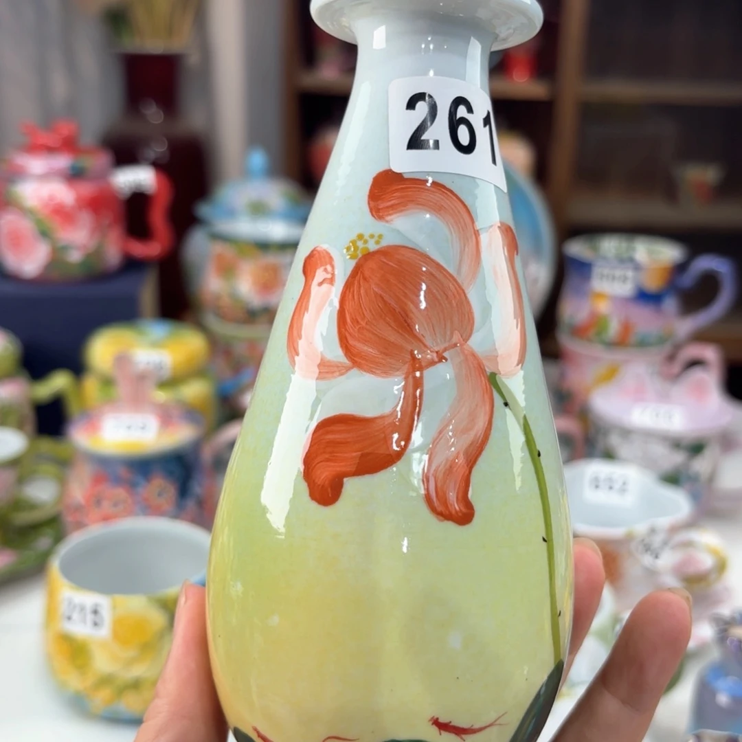 景德镇手绘高温釉下彩陶瓷茶具