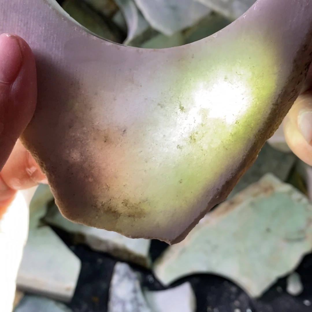 颈饰未镶嵌翡翠天然翡翠