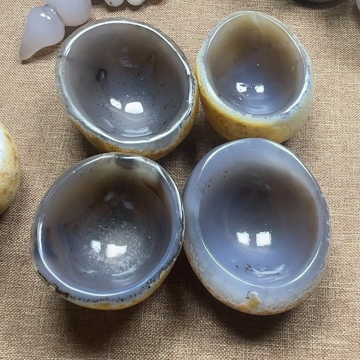 福*居天然玛瑙原石碗