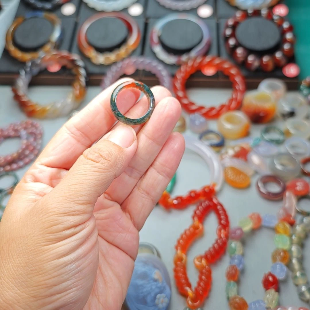 玛瑙/玉髓未镶嵌戒指