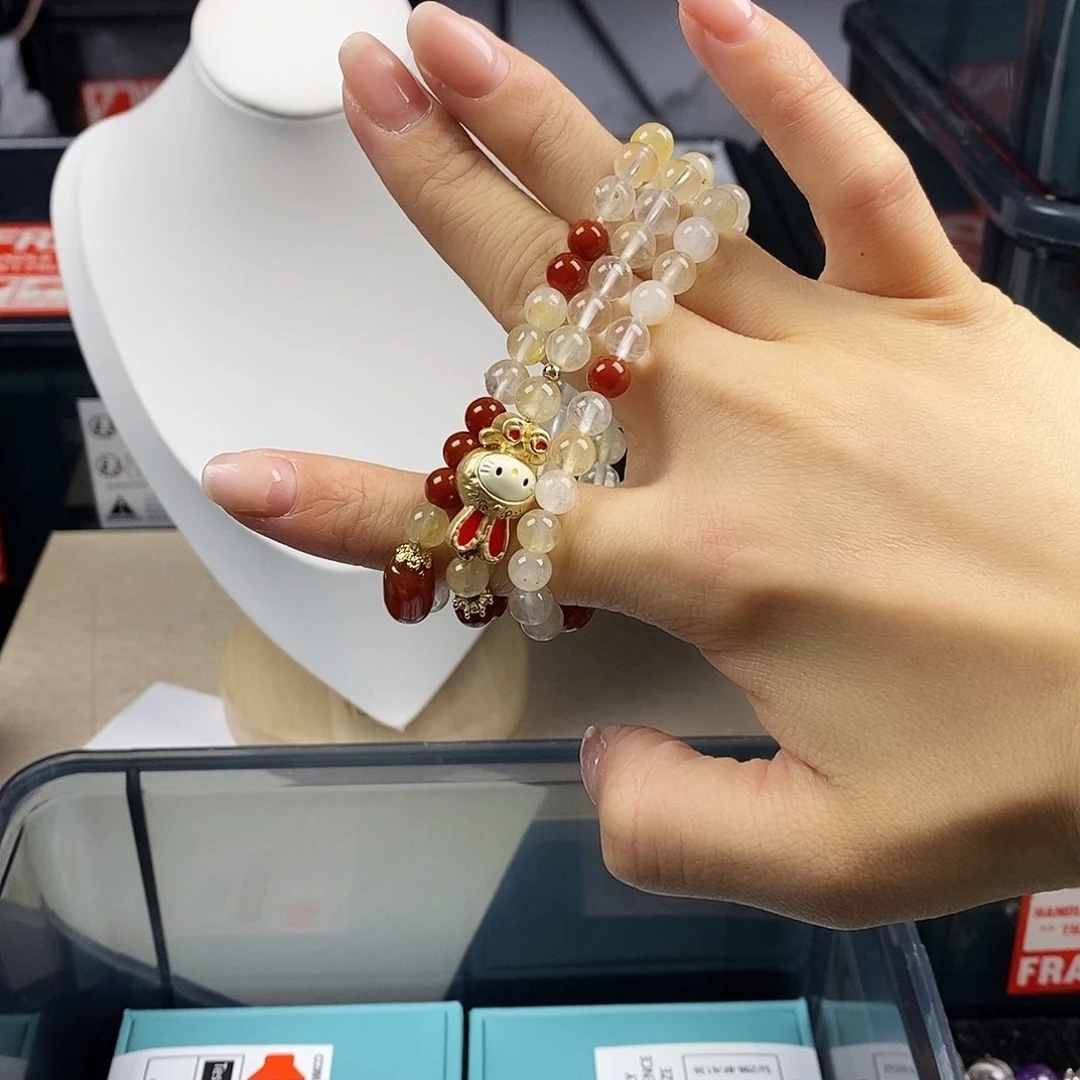 手链水晶银S925镶嵌