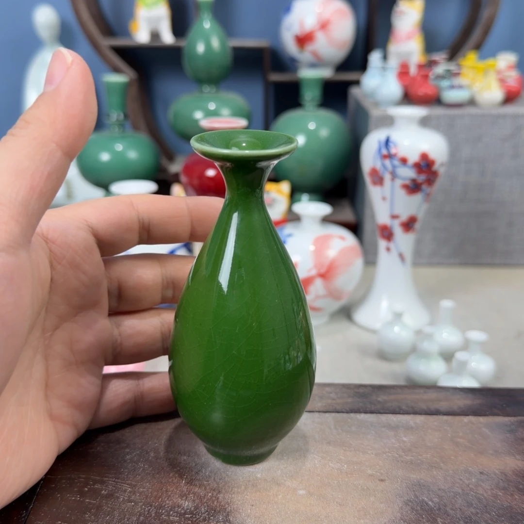 陶瓷手工小花器摆件