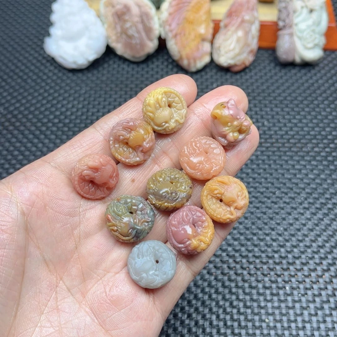 石英质玉未镶嵌吊坠(不含链)小*瓜