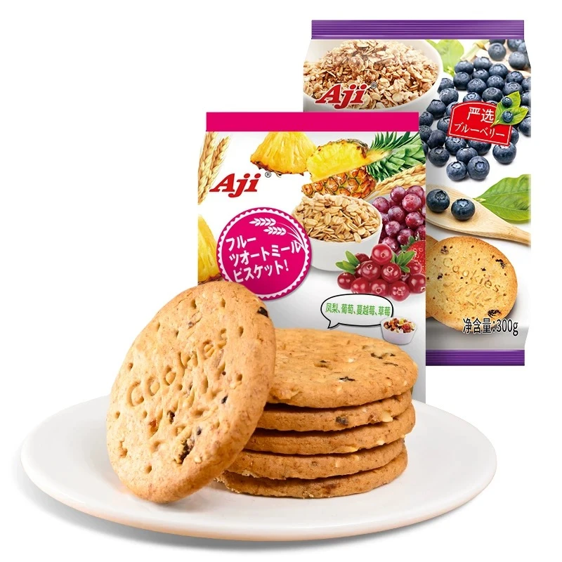 aji水果燕麦饼干300g*3包