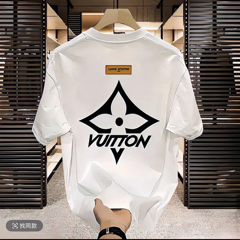 夏季新品高订轻奢款纯棉T恤半袖时尚简约款