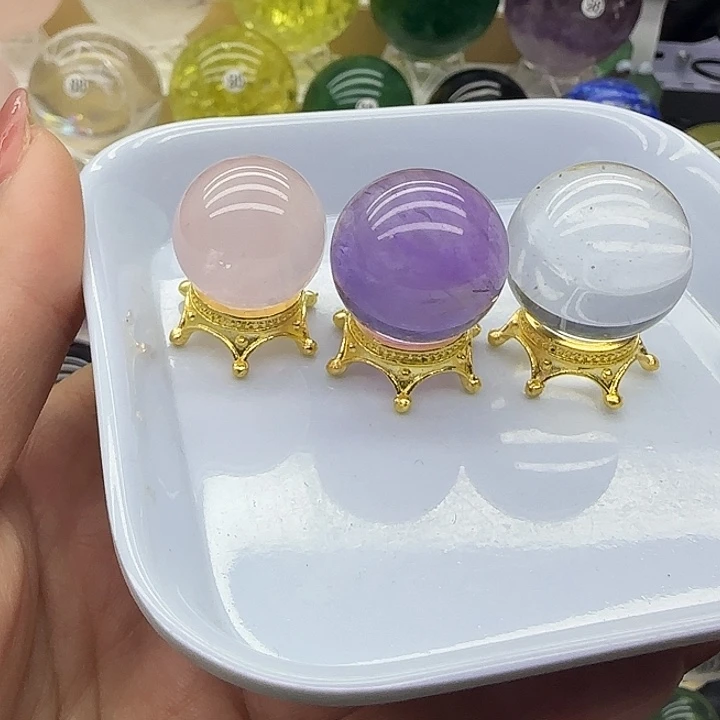 水晶未镶嵌珠宝半成品