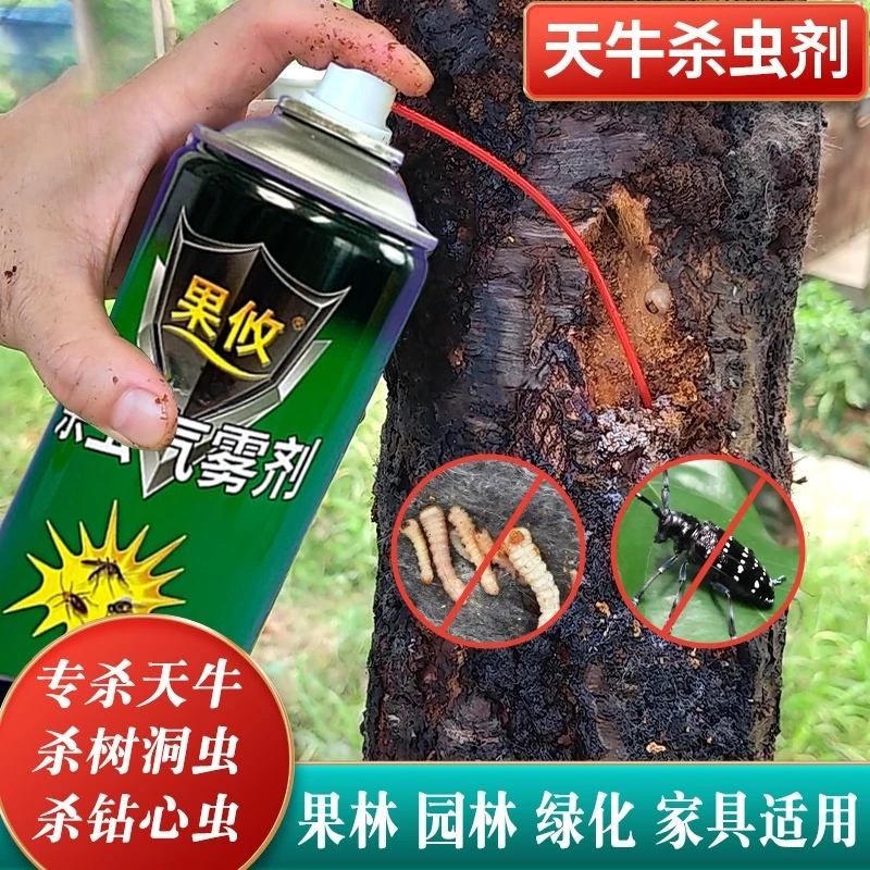 天牛专用桃树无花果树虫钻心虫蛀杆干虫天牛幼虫专用杀虫剂农药