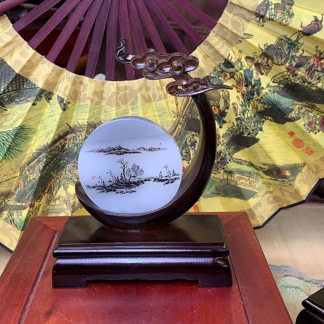 和田玉未镶嵌摆件