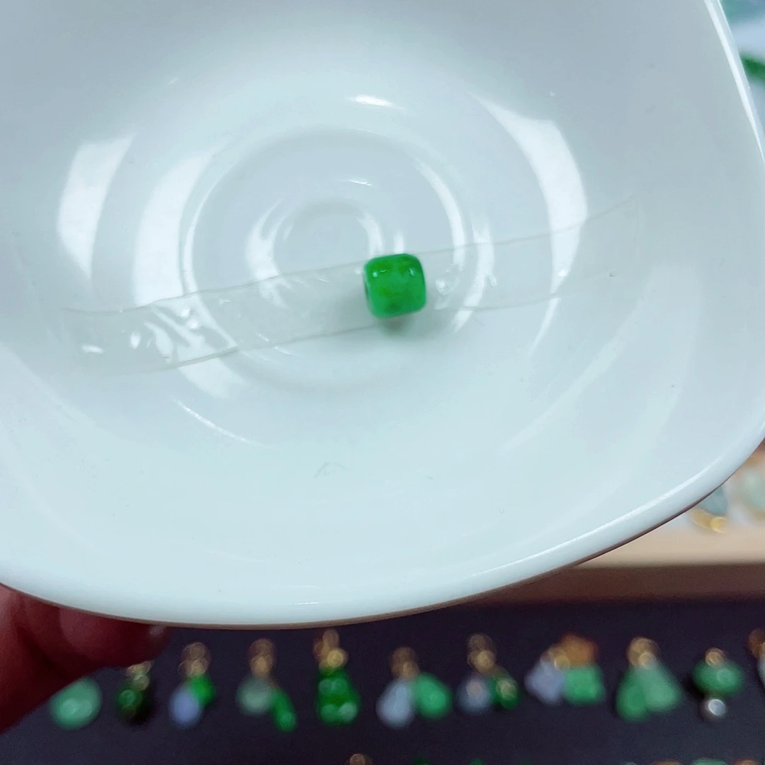 翡翠未镶嵌手链天然缅甸翡翠A货卡6.2-6.7