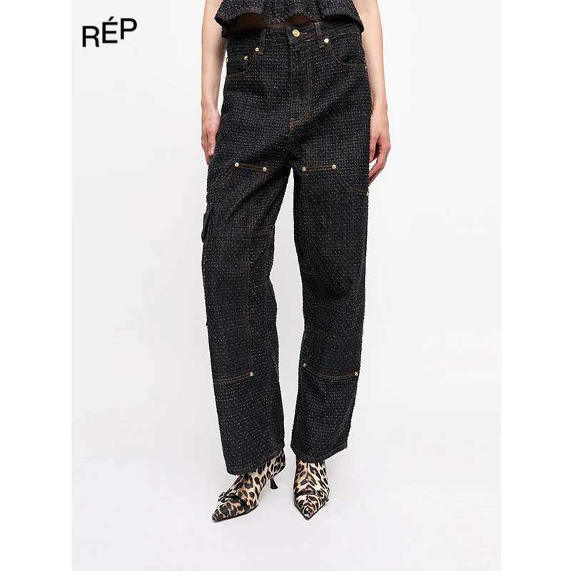 GANNI设计师品牌复古拼接感长裤25PS TheREPUBLIQUE女装买手店