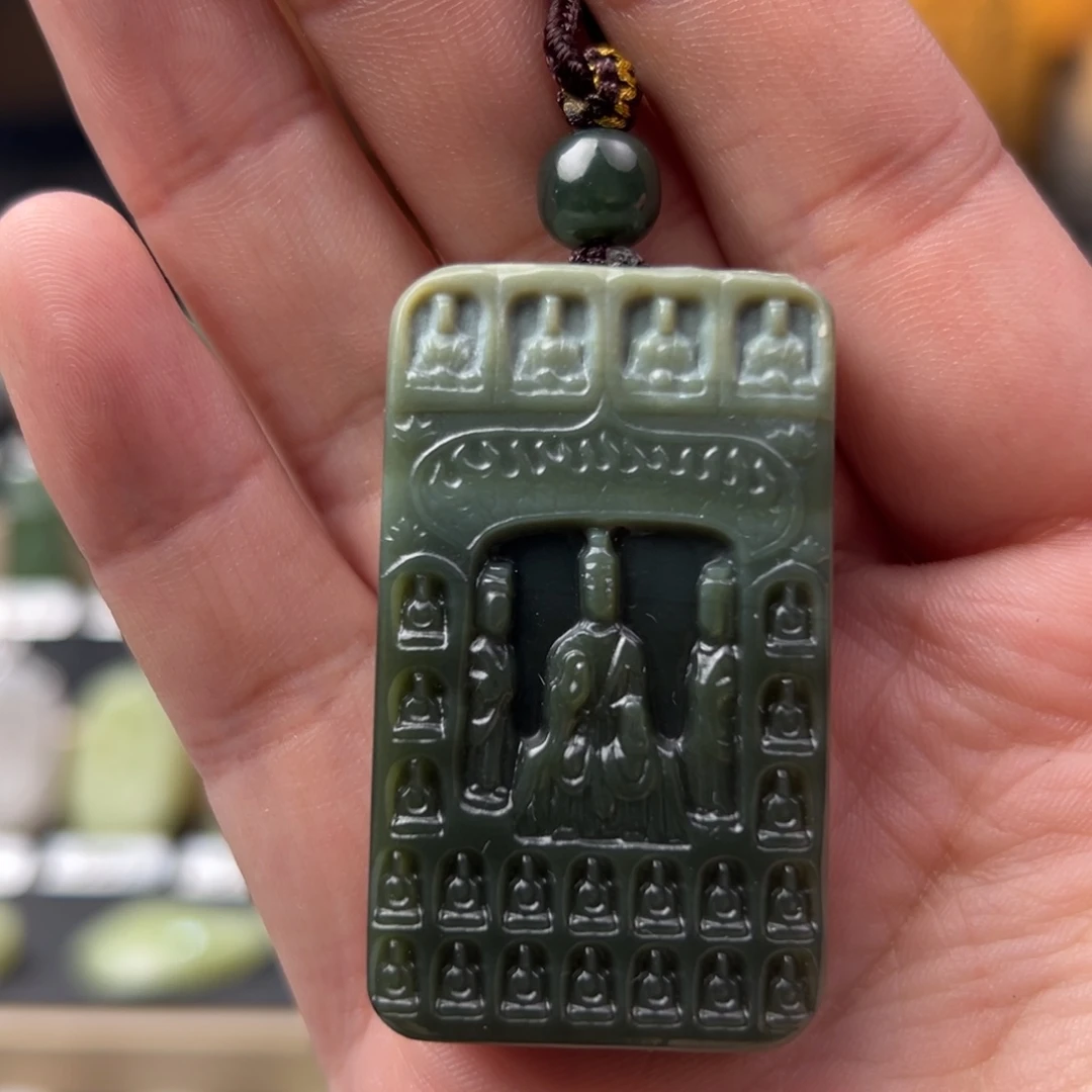 农***斌和田玉未镶嵌挂件