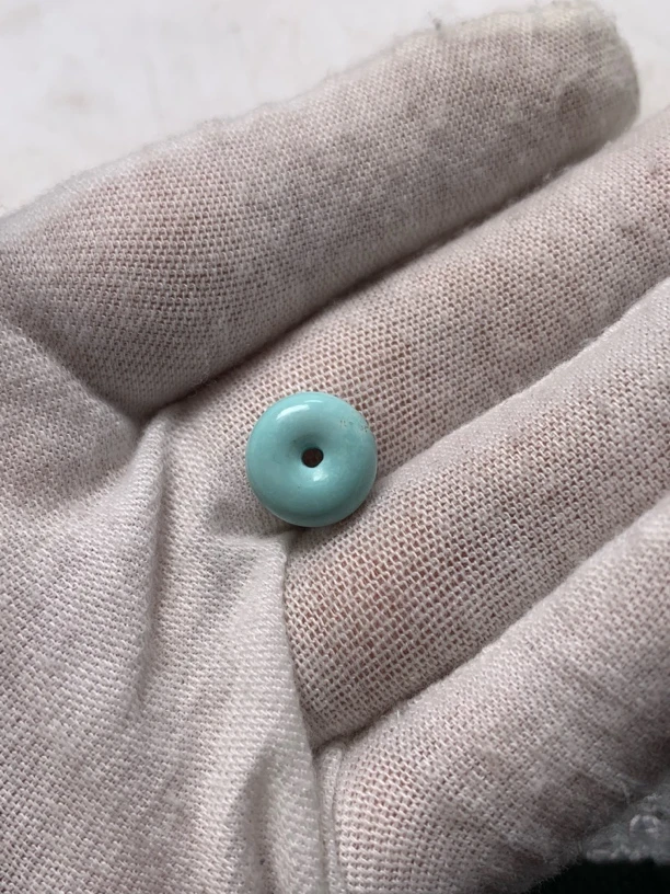 原矿绿松石面包圈