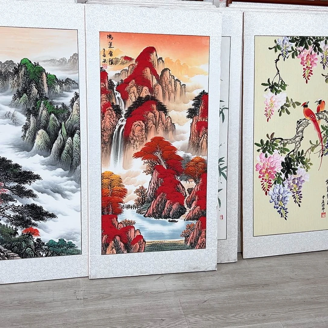 奋***搏国画手绘保证假一罚万