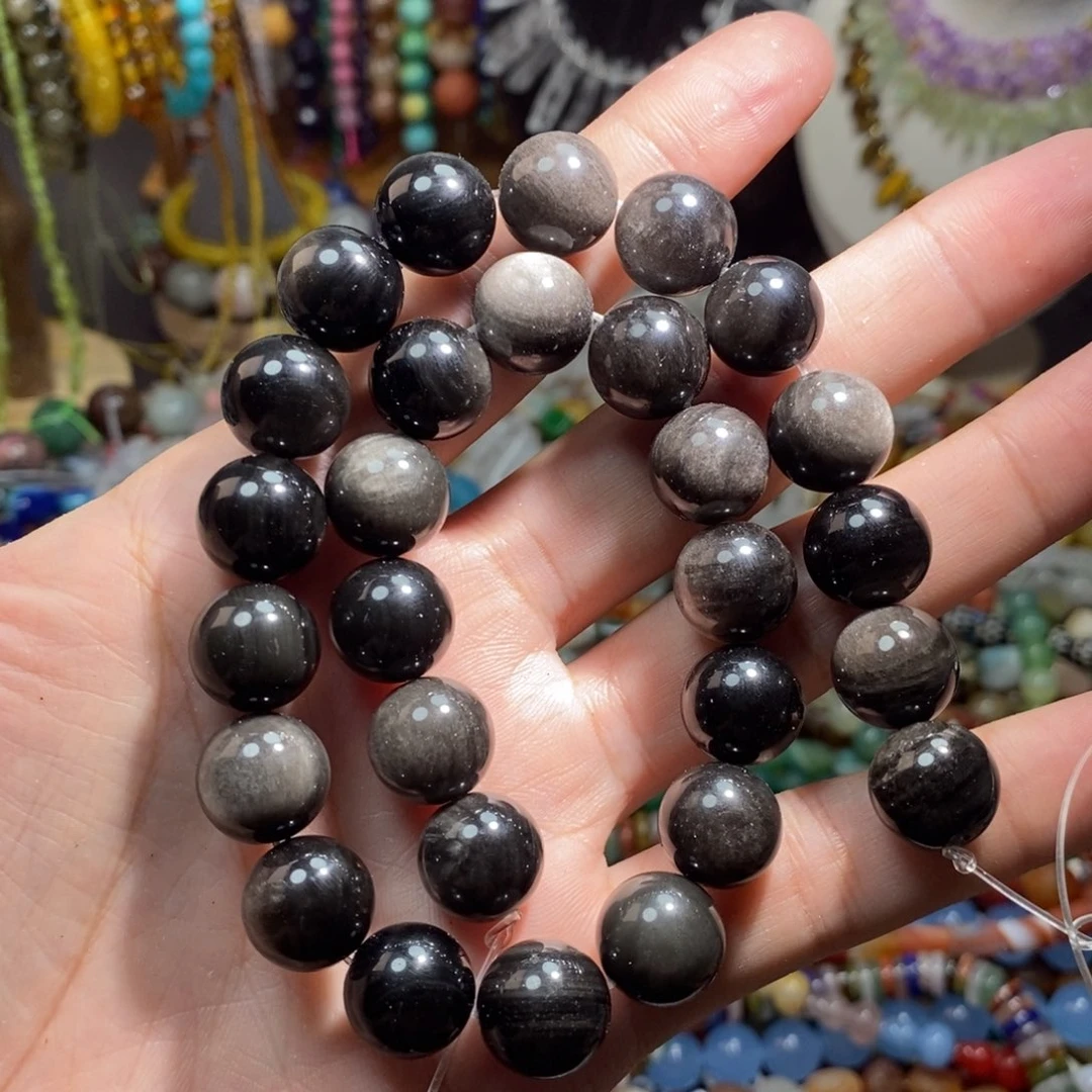 未镶嵌，银耀14mm，石英质玉