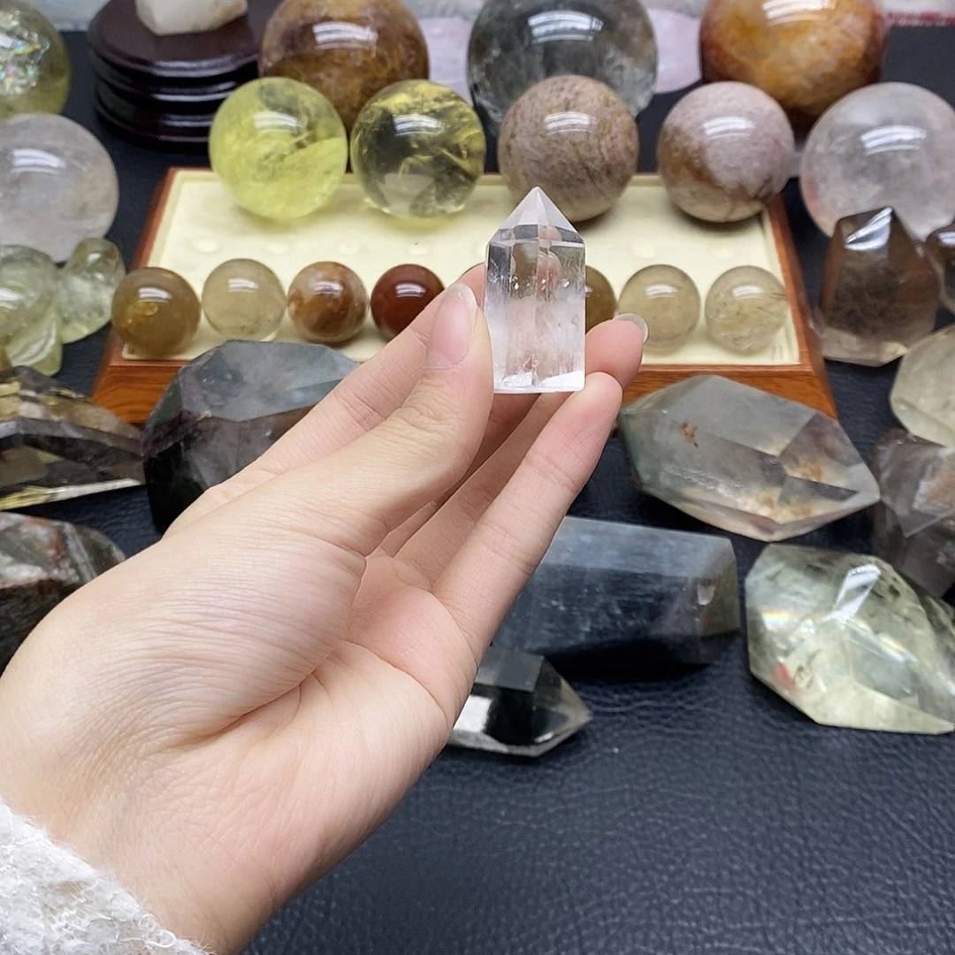 未镶嵌珠宝半成品水晶308水晶石