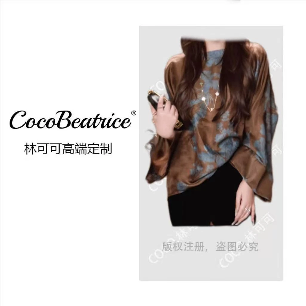 【COCO林可可】新款轻奢时尚减龄洋气高级感百搭国风上衣-F072