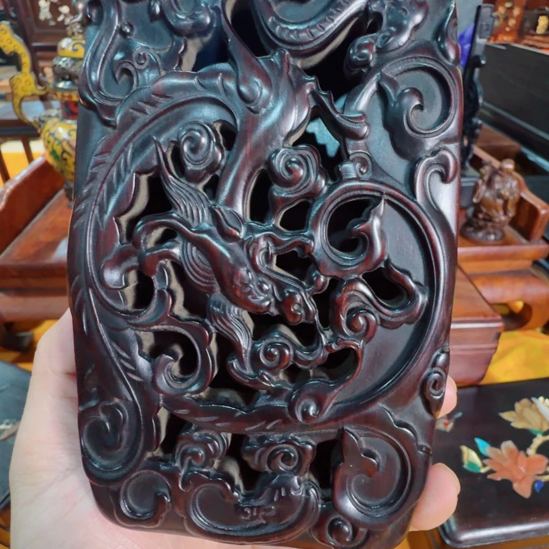 是***客紫檀木类端景台好好好熏香盒好好