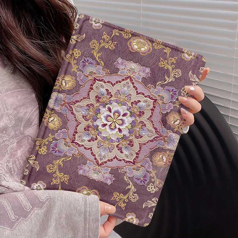 花韵宝相花华为matepad11.5s保护套新款12.2壳平板pro12带笔槽ins