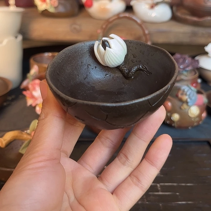 千玺造物莲花茶杯