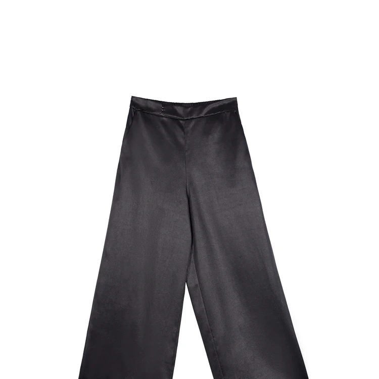 【秋影】70姆米重磅皮子料香云纱阔腿裤CD2168131