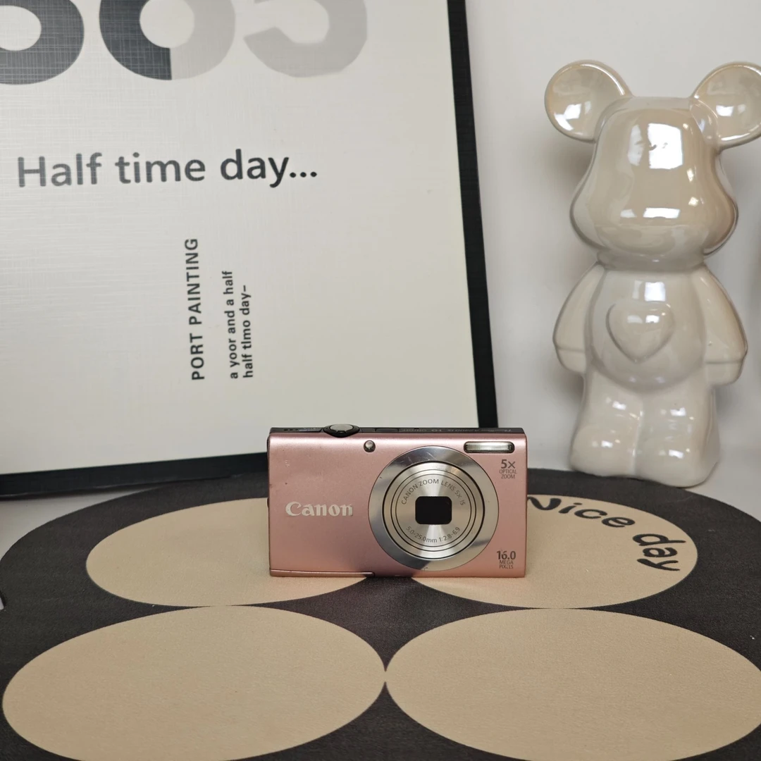 9新 Canon/佳能 佳能A2400is 粉色 1600万像素 5倍光学变焦