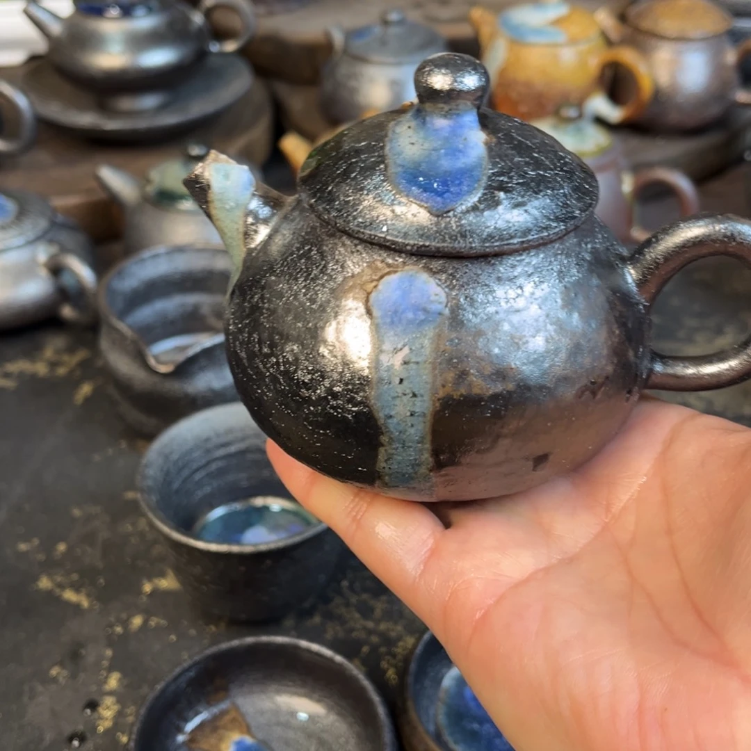 钰***隆柴烧茶器柴烧茶器