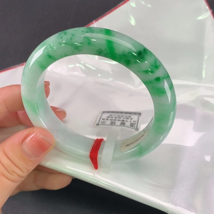 未镶嵌手镯翡翠正圈55