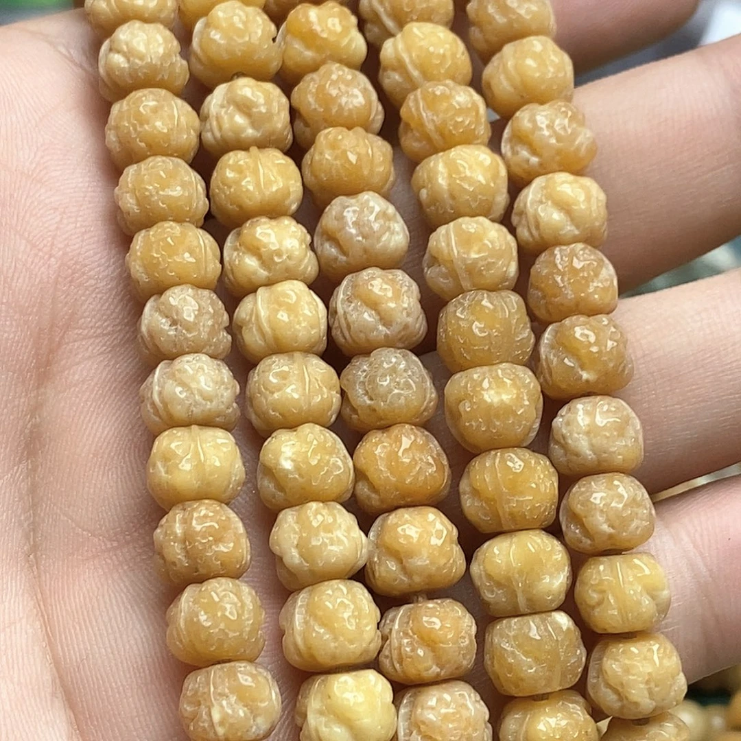 手串龙脊菩提蟾宗手持玉化料原生态保真龙脊