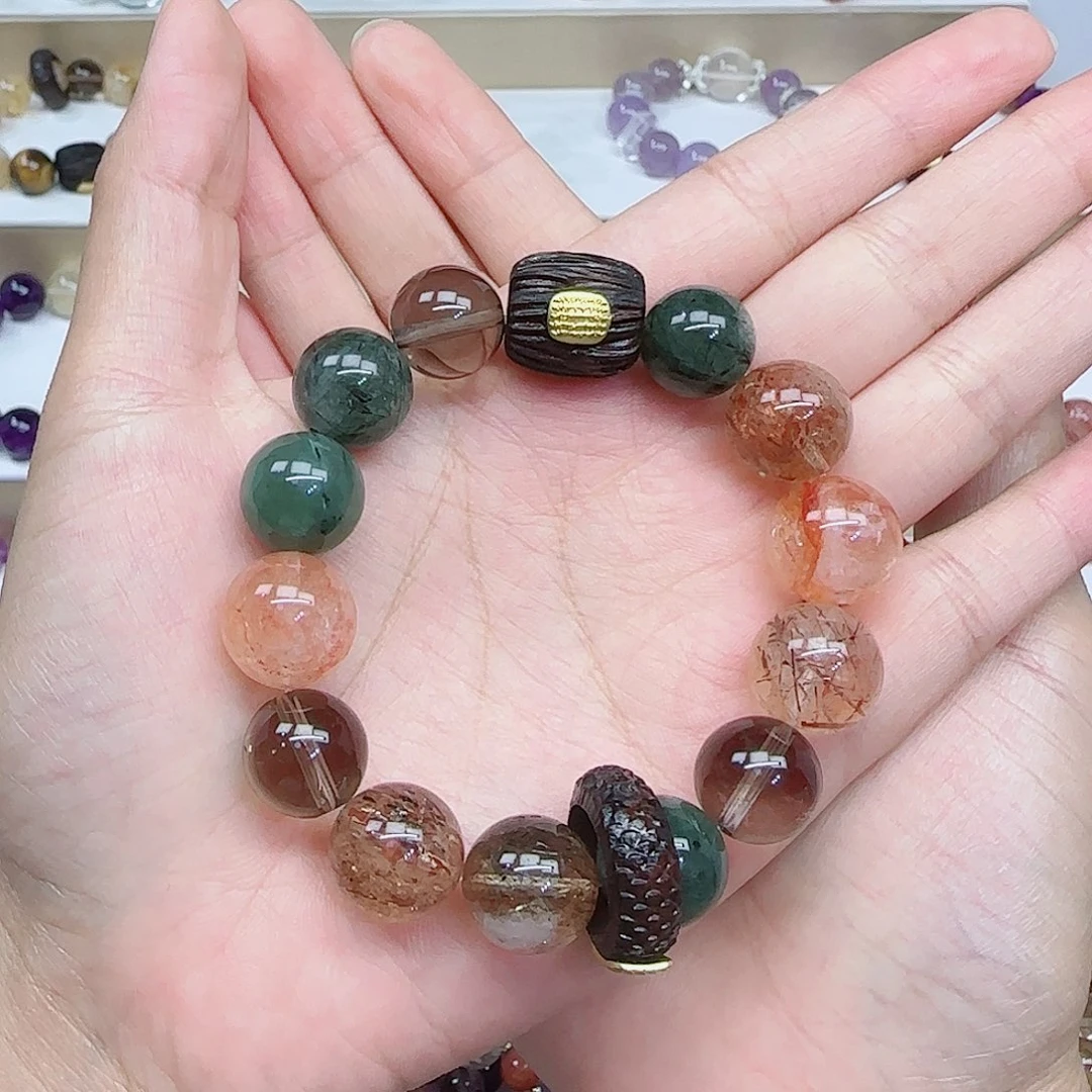 水晶手串未镶嵌康*超七大财主14mm