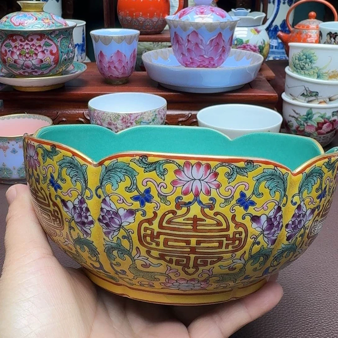 瓷片景德镇仿古手工制作精品展示