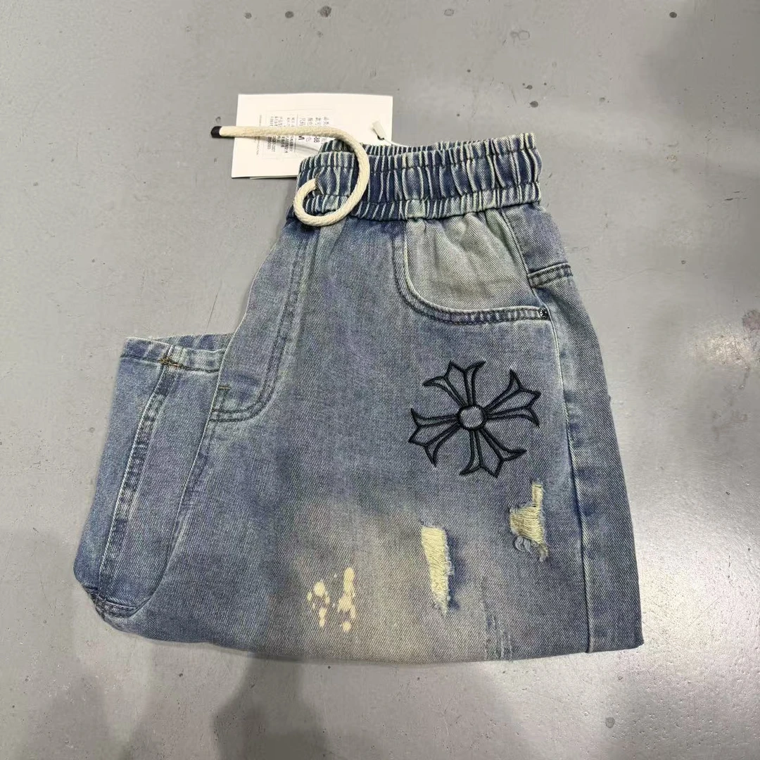 重磅洗水牛仔大口袋买手款休闲百搭时尚夏季短裤66-88