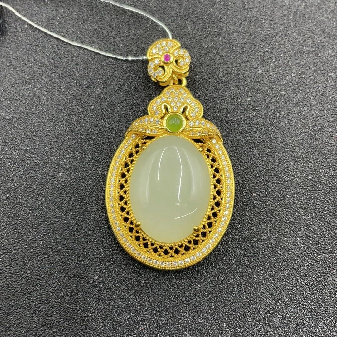 BY0202FLSF标1007 和田玉挂坠