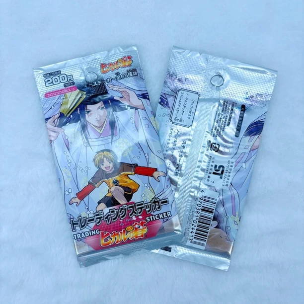 日版2001年棋魂原袋收藏贴纸（1包10张）