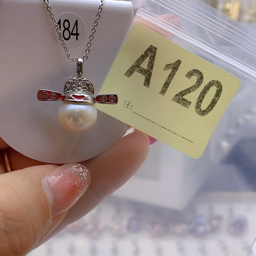 淡水珍珠颈饰银S925镶嵌