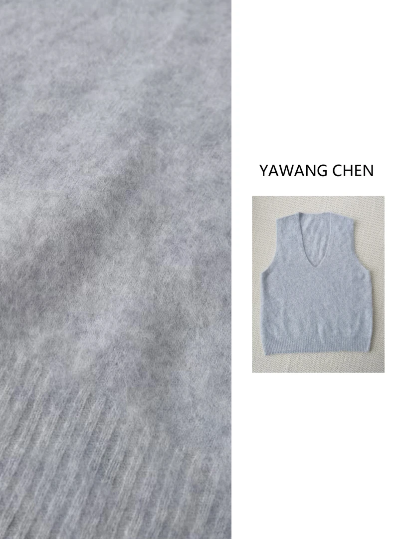 秋冬可叠穿的羊绒背心予你不一样的温暖舒适2025YAWANGCHEN秋冬