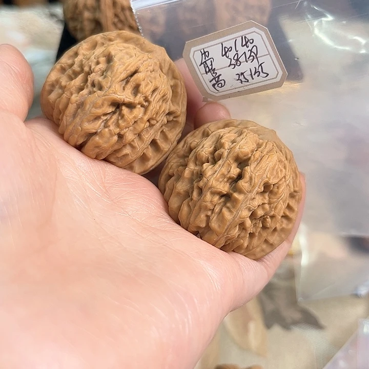 文玩核桃把件平谷四座楼