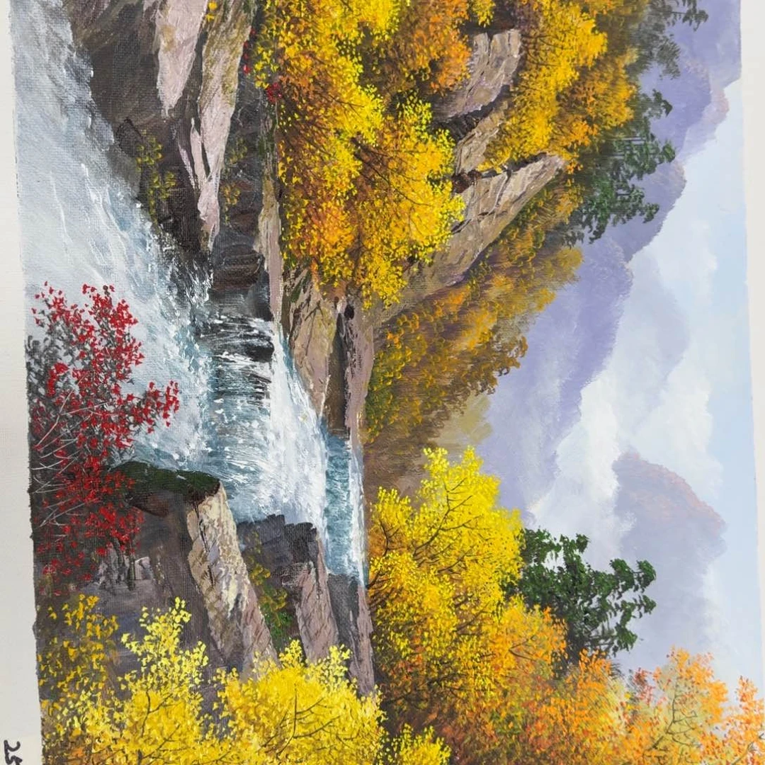 油画在干嘛了我不知道