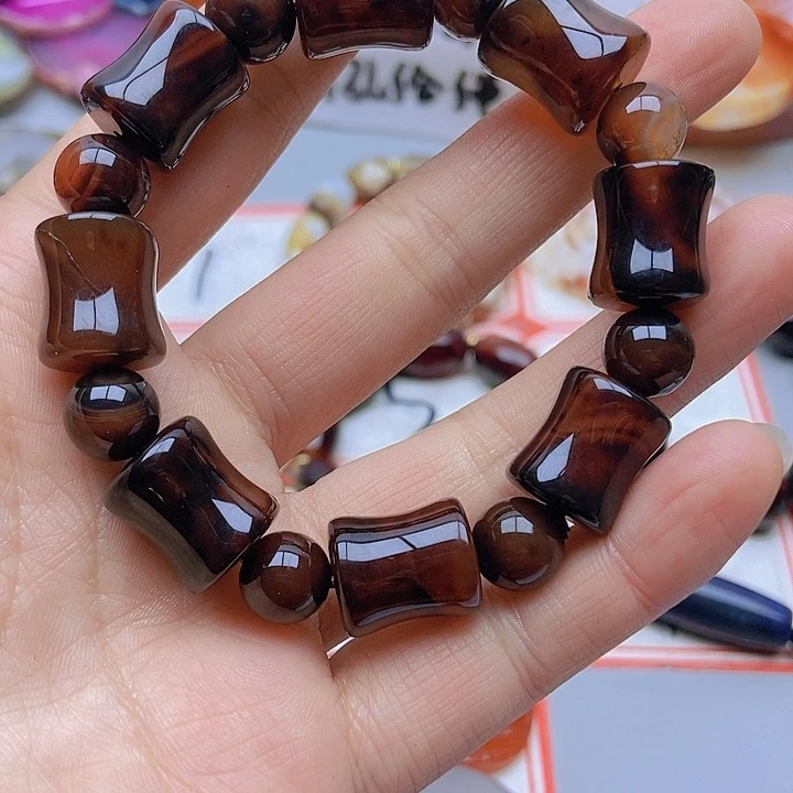 【闪购商品】玛瑙/玉髓珠宝半成品未镶嵌好*缘