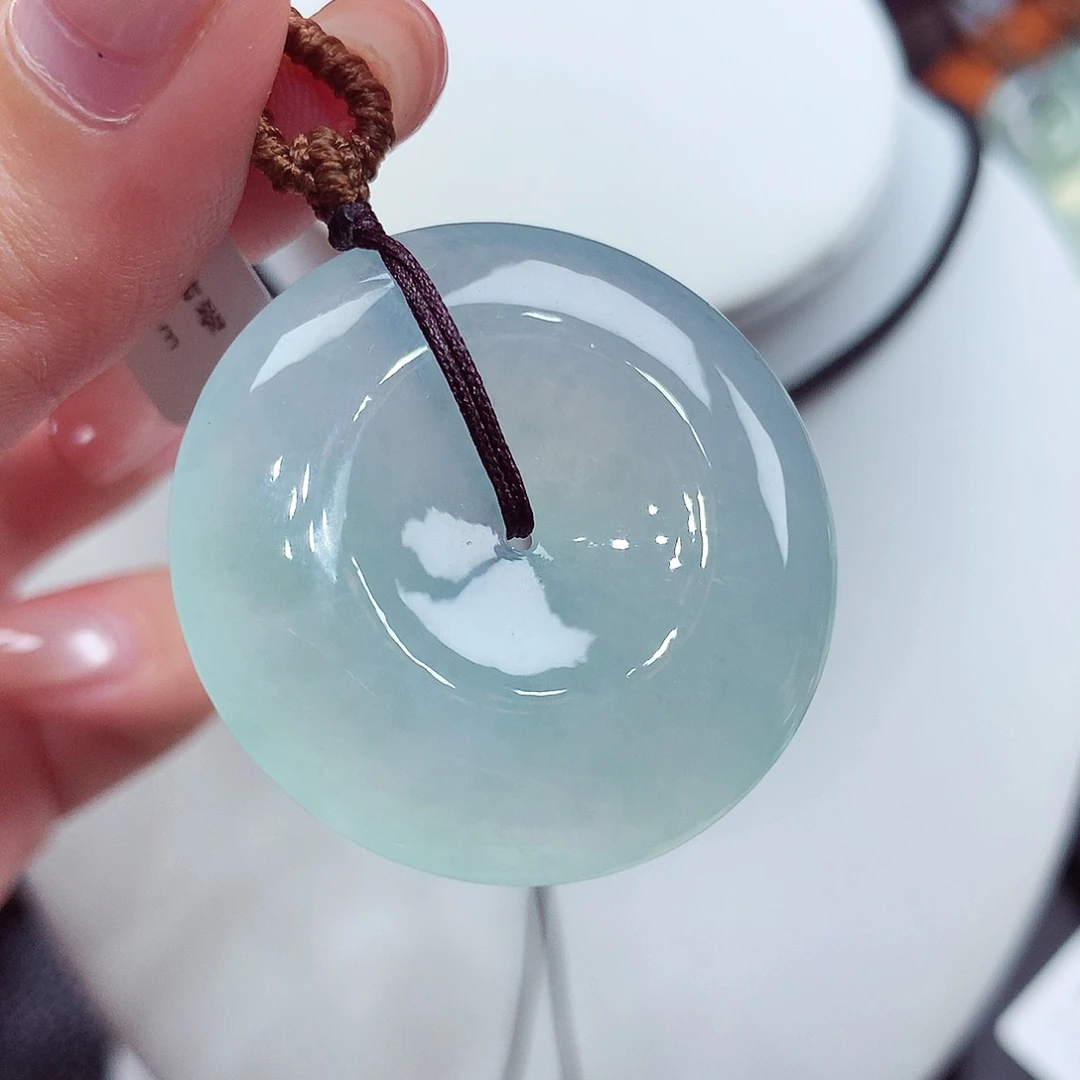 翡翠未镶嵌颈饰翡翠79，33.6/6.5