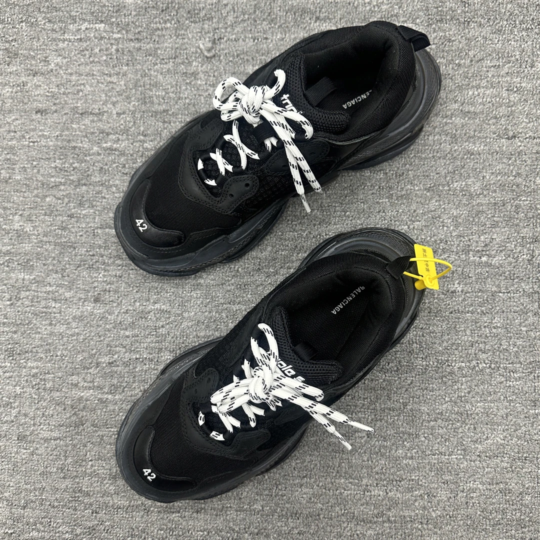 99新 Balenciaga/巴黎世家 42 巴黎世家triples 老爹鞋气垫黑色