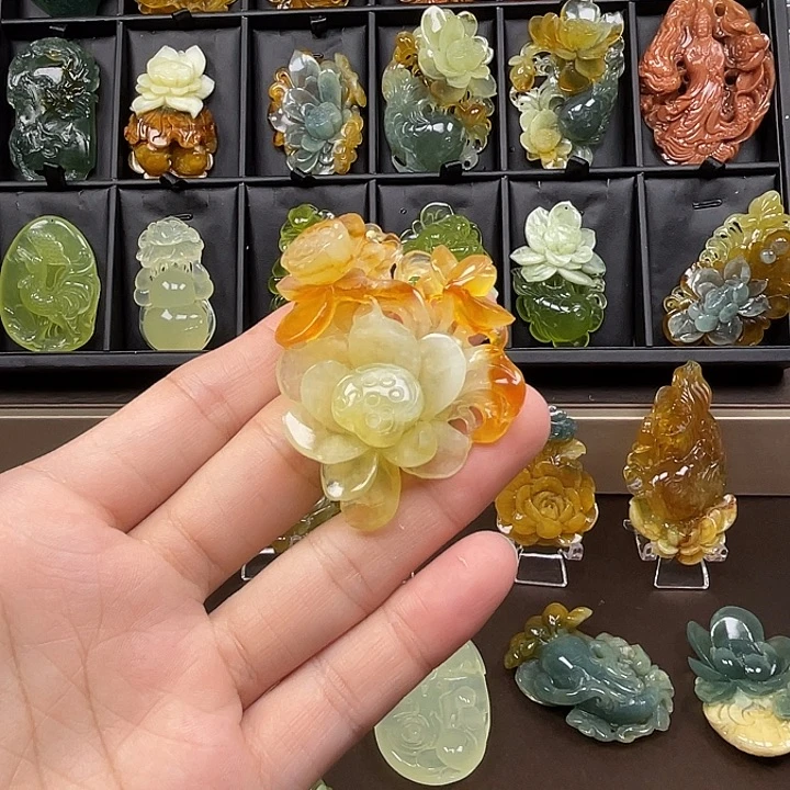 嘟***嘟未镶嵌蛇纹石玉吊坠(不含链)