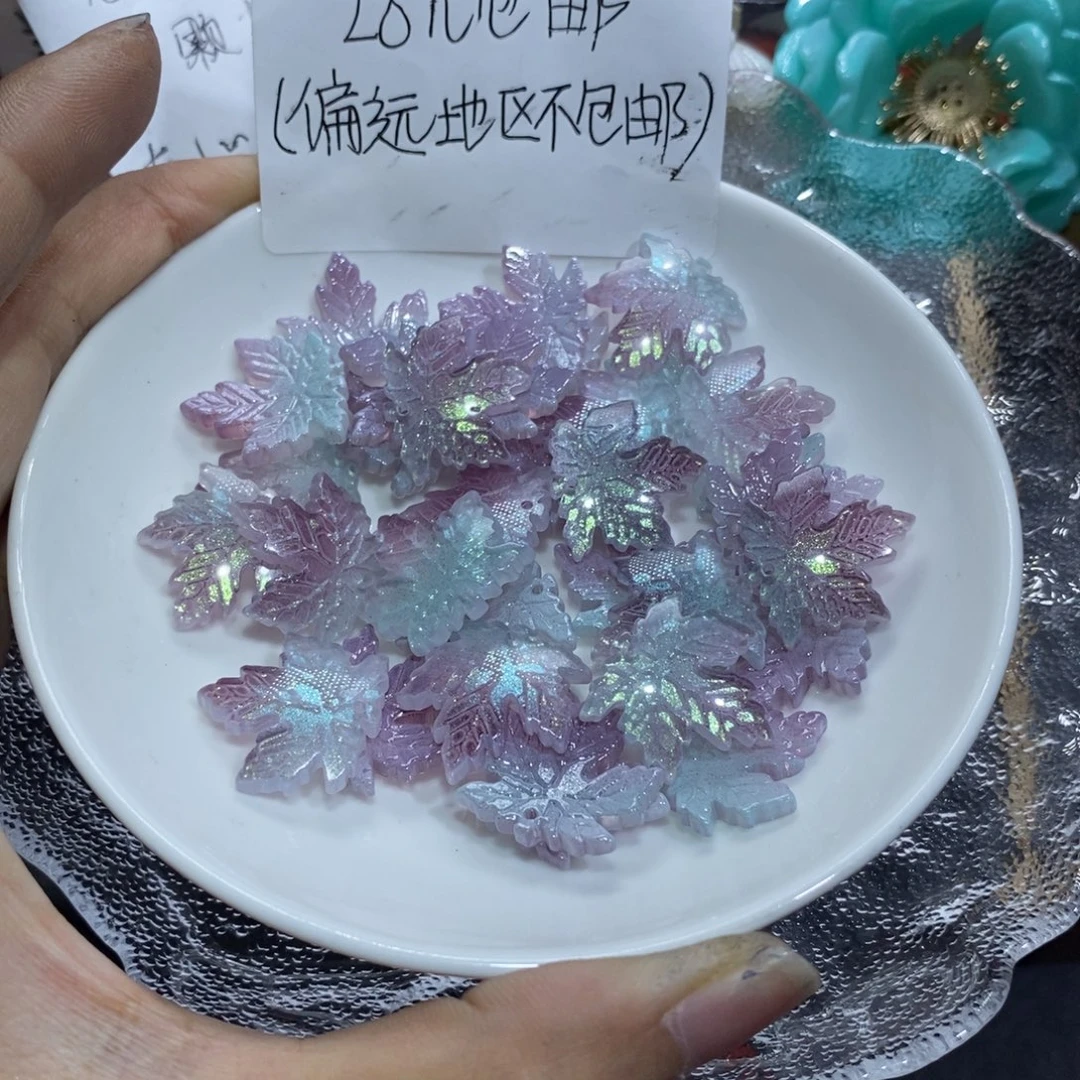 玻璃非金属162小枫叶50颗