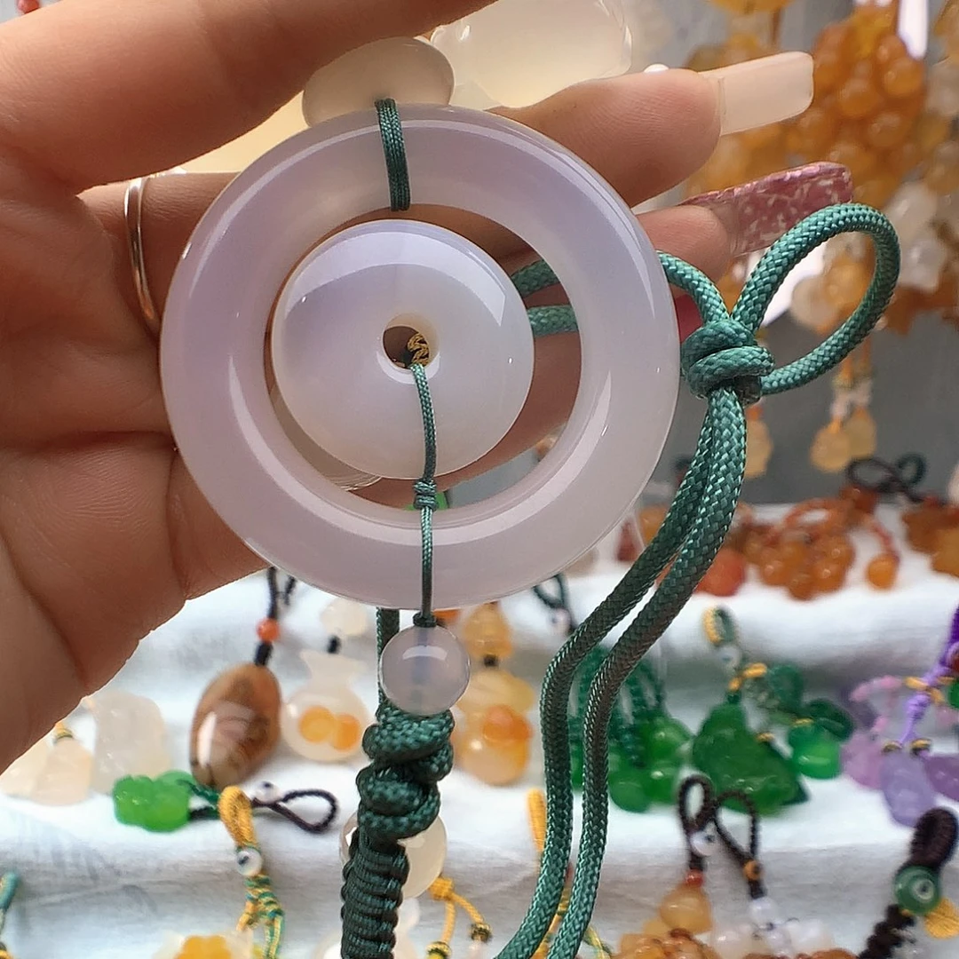 玛瑙/玉髓未镶嵌吊坠(不含链)柠**?