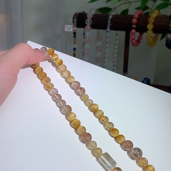 未镶嵌手链水晶两圈手链