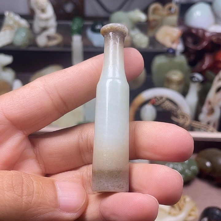 蓝***～和田玉（糖玉）未镶嵌颈饰