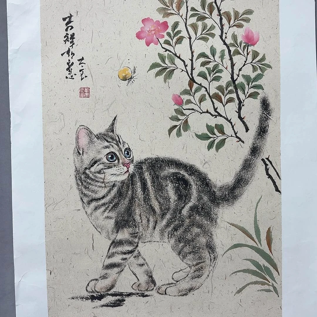 国画亲笔手绘放心去藏